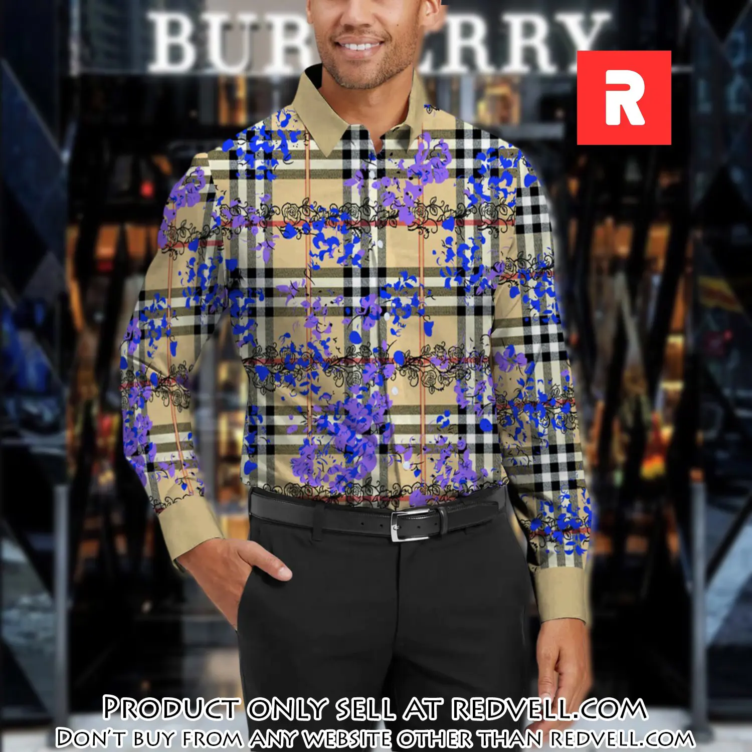 Burberry long sleeves button down shirt for elegant men lsb1002 rv5329833